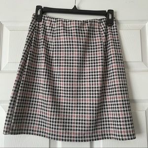 Plaid Tight Skirt